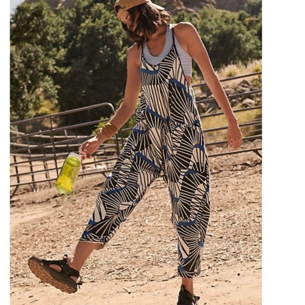 Free People Hot Shot Printed Onesie